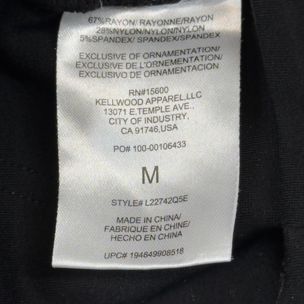Wit & Wisdom Pants Women Medium Black Skinny Pull On High Rise L22742Q5E - Picture 7 of 9